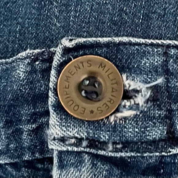 Vintage Gap Blue Denim Skirt A-Line Size 00 Pockets Y2K Boho Preppy Classic - Picture 4 of 4